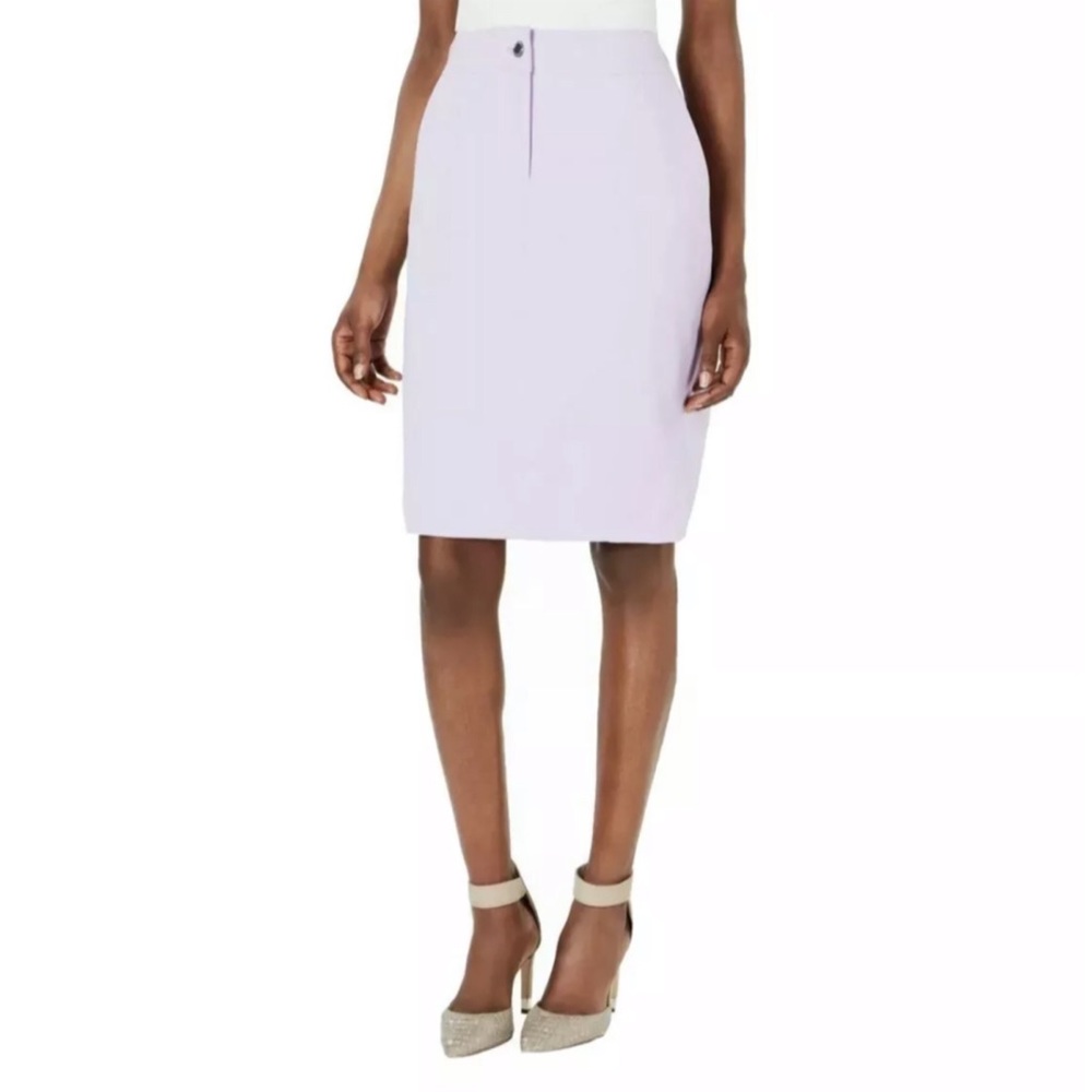 Calvin Klein Light Purple Pencil Skirt